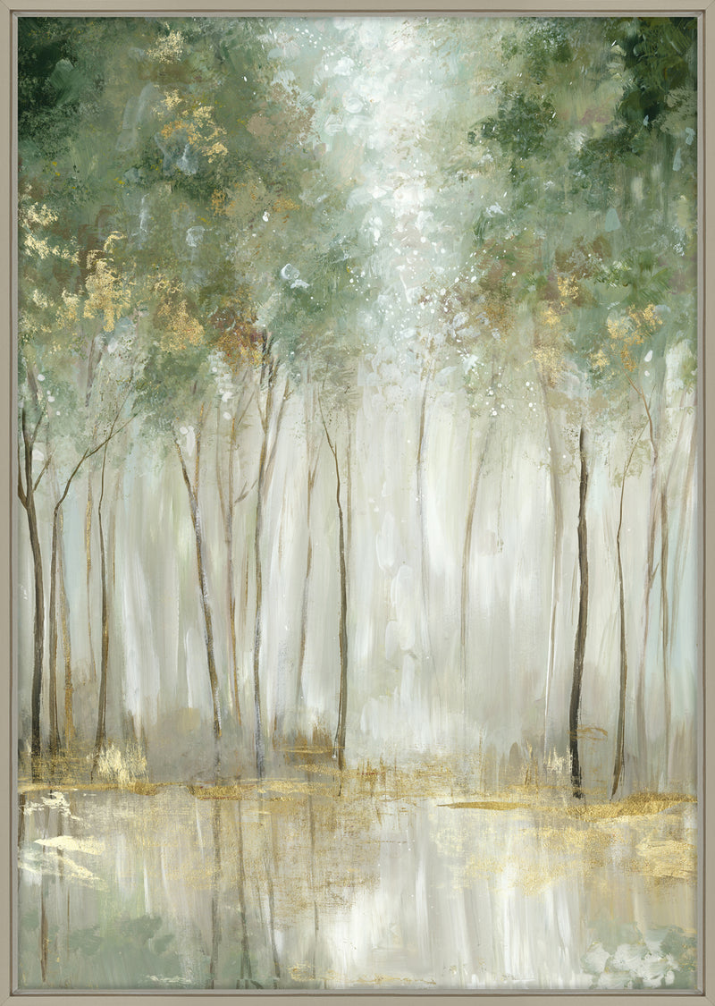 ART Green and Gold Forest