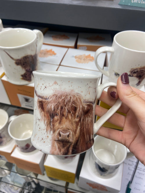JD Bree Merryn Bonny Highland Cow Mug