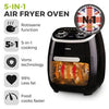 Tower 2000W 11 Litre 5-in-1 Manual Air Fryer Oven with Rotisserie