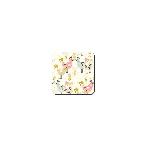 Denby Hens Set of 6 Coasters