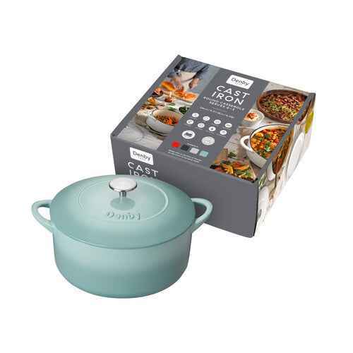 Denby Pavilion Cast Iron 24Cm Round Casserole