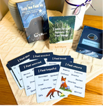 Fox Under The Moon Help Me Feel Ok... Affirmation Cards