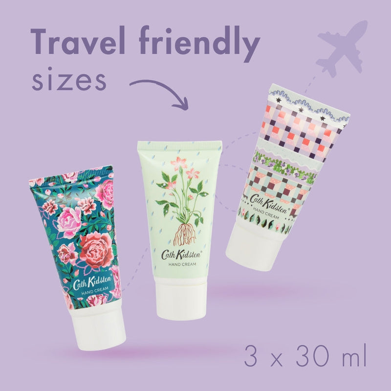 Cath Kidston Roots & Raindrops Assorted Hand Creams 3 x 30ml