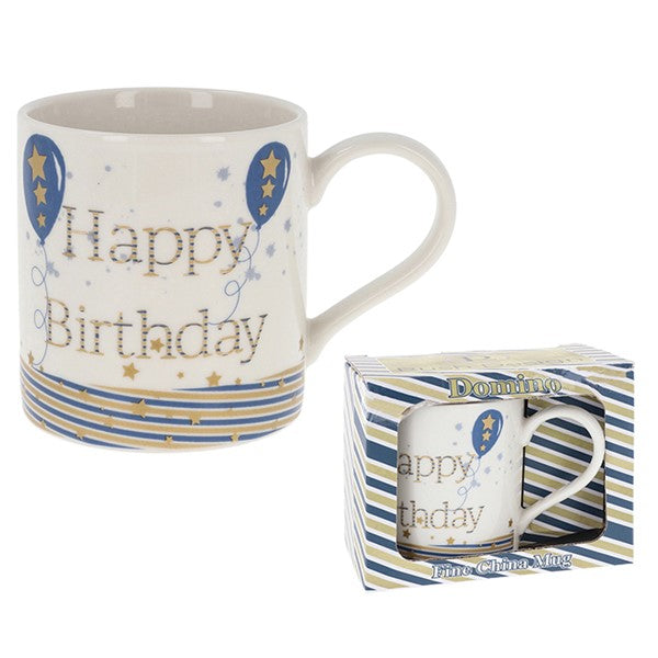 JD Rush Domino Men’s Mug Happy Birthday