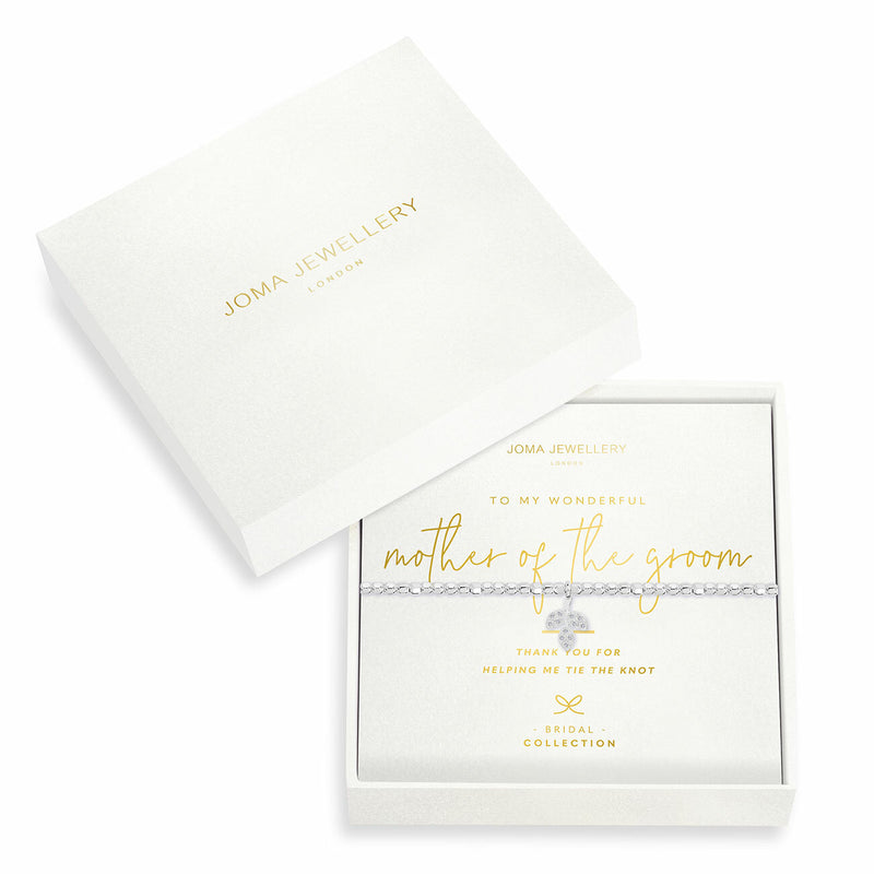 Joma Jewellery - BOXED BRIDAL COLLECTION | MOTHER OF THE GROOM | Silver | Bracelet | 17.5cm