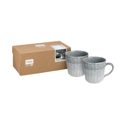 Denby Studio Grey Accent Mugs 2piece set