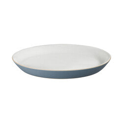 Denby Impression Blue Spiral Dinner Plate