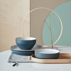 DENBY IMPRESSION CHARCOAL 12 PIECE BOX SET