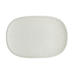 Denby Impression Cream Spiral Medium Oblong Platter