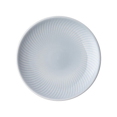 DENBY PORCELAIN ARC GREY SMALL PLATE