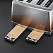 Russell Hobbs Eclipse Copper 4 Slice Toaster, S/Steel