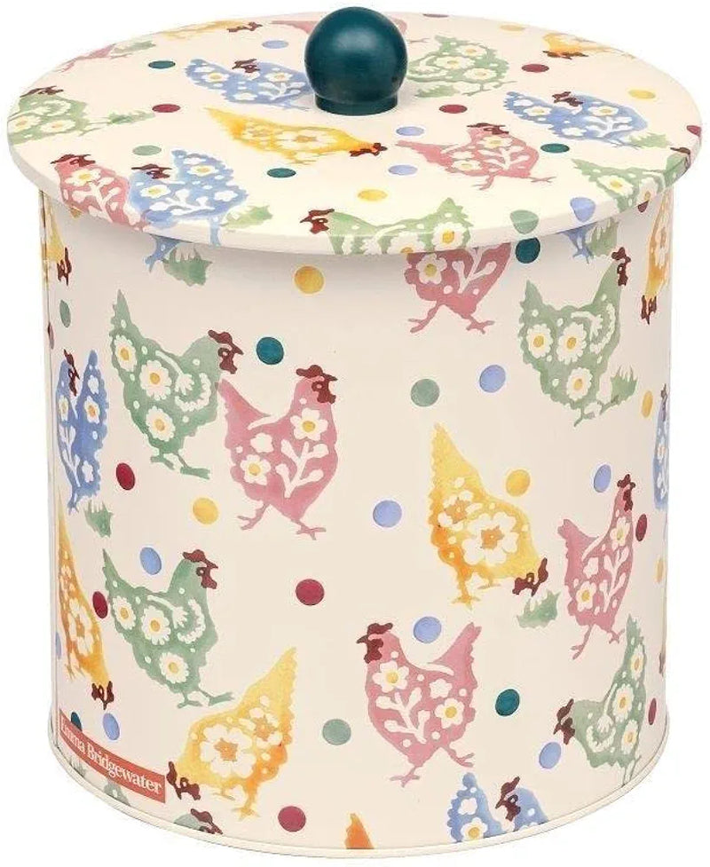 Emma bridgewater polka chickens biscuit barrel