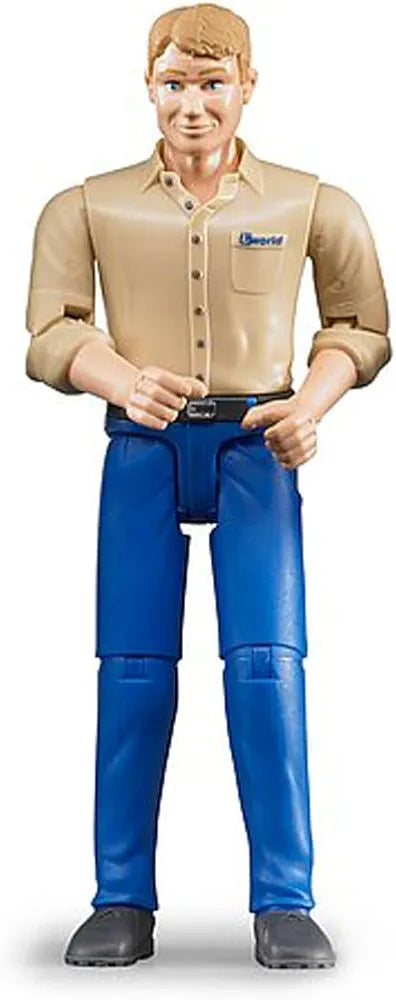 BRUDER MAN, LIGHT SKIN, BLUE JEANS