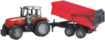 BRUDER MASSEY FERGUSON 7480 TRACTOR & TRAILER