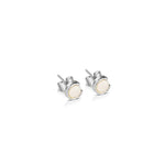 NEWBRIDGE SILVER PLATED EARRINGS WITH NATURAL SHELL PEARL