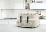 Daewoo Sienna 4 Slice  Toaster Cream