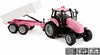 KIDS GLOBE PINK TRACTOR SET W/ LIGHT & SOUND