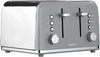 Daewoo Kensington 4 Slice Toaster Grey