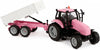 KIDS GLOBE PINK TRACTOR SET W/ LIGHT & SOUND