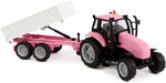 KIDS GLOBE PINK TRACTOR SET W/ LIGHT & SOUND