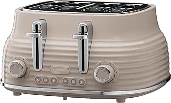 Daewoo 4 Slice Sienna Toaster Taupe