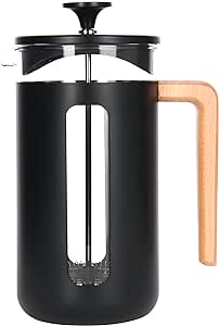 KC La Cafetière Pisa 8-Cup Cafetiere, Black