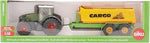 SIKU 1:50 FENDT TRACTOR WITH HOOKLIFT TRAILER & CARRIAGE