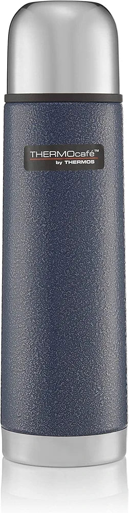 Thermos Thermocafe  Hammertone Steel Flask - Blue 500ml