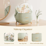 Tara Makeup Organiser/Cosmetics Storage Box             2 Drawer Duck Egg