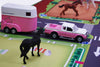 KIDS GLOBE PLAY MAT HORSE RIDING SCHOOL 100 X 150 cm