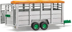 BRUDER LIVESTOCK TRAILER with 1 COW