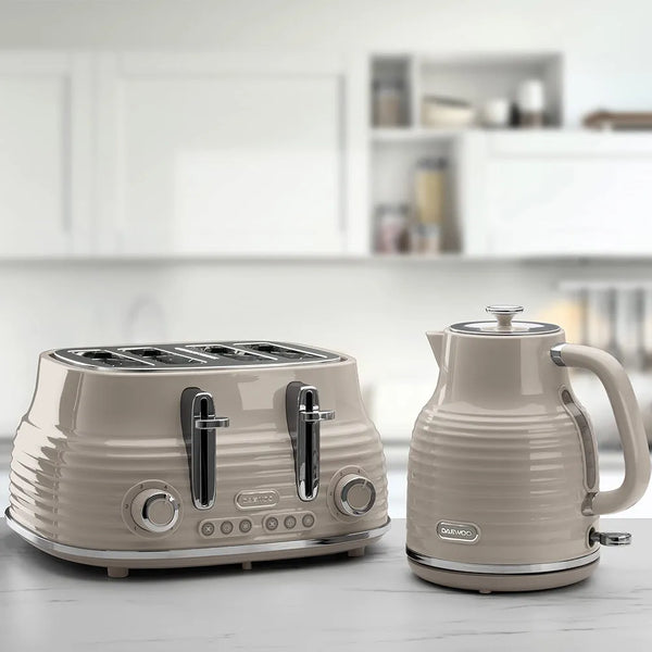 Daewoo 4 Slice Sienna Toaster Taupe – Creative Ideas Home and Gift