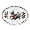 Portmeirion Holly & Ivy Oval Platter 13"