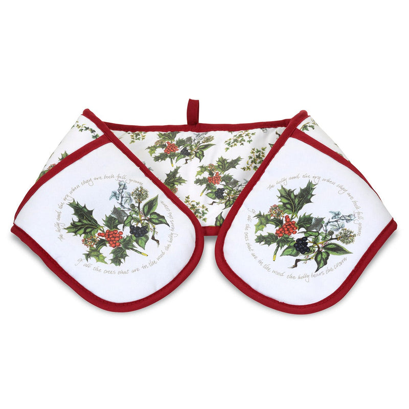 Portmeirion Holly & Ivy Double Oven Glove