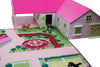 KIDS GLOBE PLAY MAT HORSE RIDING SCHOOL 100 X 150 cm