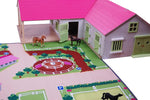 KIDS GLOBE PLAY MAT HORSE RIDING SCHOOL 100 X 150 cm