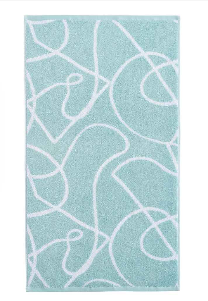 Copenhagen Home Pablo 100% Organic Cotton 550gsm Bath Sheet Aqua