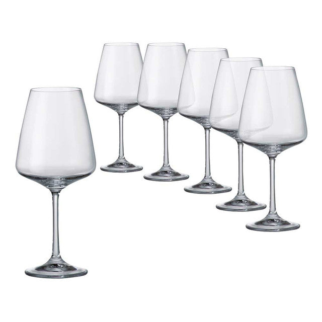 Tipperary Crystal Sapphire set of 6 wine glasses
