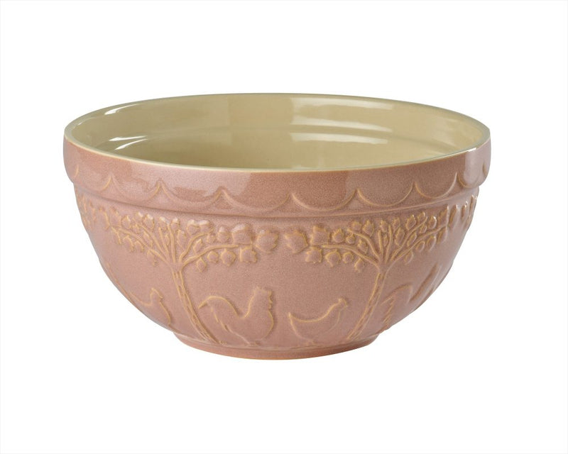 EDD THE PANTRY MEDIUM ROSE PINK CERAMIC MIXING BOWL 23X23X11.8CM