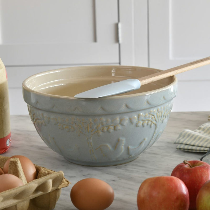 EDD THE PANTRY MEDIUM BLUE CERAMIC MIXING BOWL 23X23X11.8CM