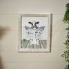 RL COW READING THE PAPER ON THE TOILET WOOD PRINTED PLAQUE