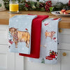 CS CHRISTMAS ON THE FARM - 3 PACK TEA TOWELS