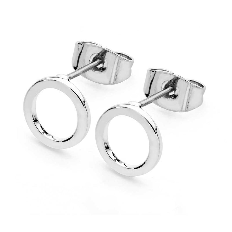 Tipperary Crystal Polished Circle Earrings 124042