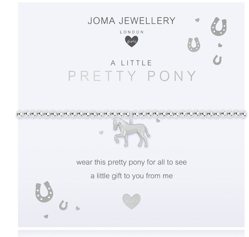 Joma Jewellery - CHILDREN'S A LITTLE | PRETTY PONY | Silver