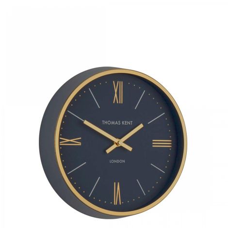 Thomas Kent 10'' Hampton Wall Clock Navy