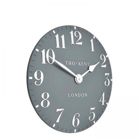 Thomas Kent 12" Arabic Wall Clock Flax Blue