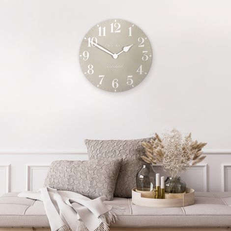 Thomas Kent 20 Arabic wall clock Sand