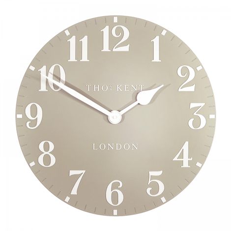 Thomas Kent 20 Arabic wall clock Sand