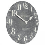 Thomas Kent 20" Indoor/Outdoor Arabic Wall Clock Cement