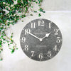 Thomas Kent 20" Indoor/Outdoor Arabic Wall Clock Cement